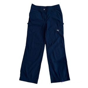 Puma Golf Track Lounge Navy Blue Workout Pants Large